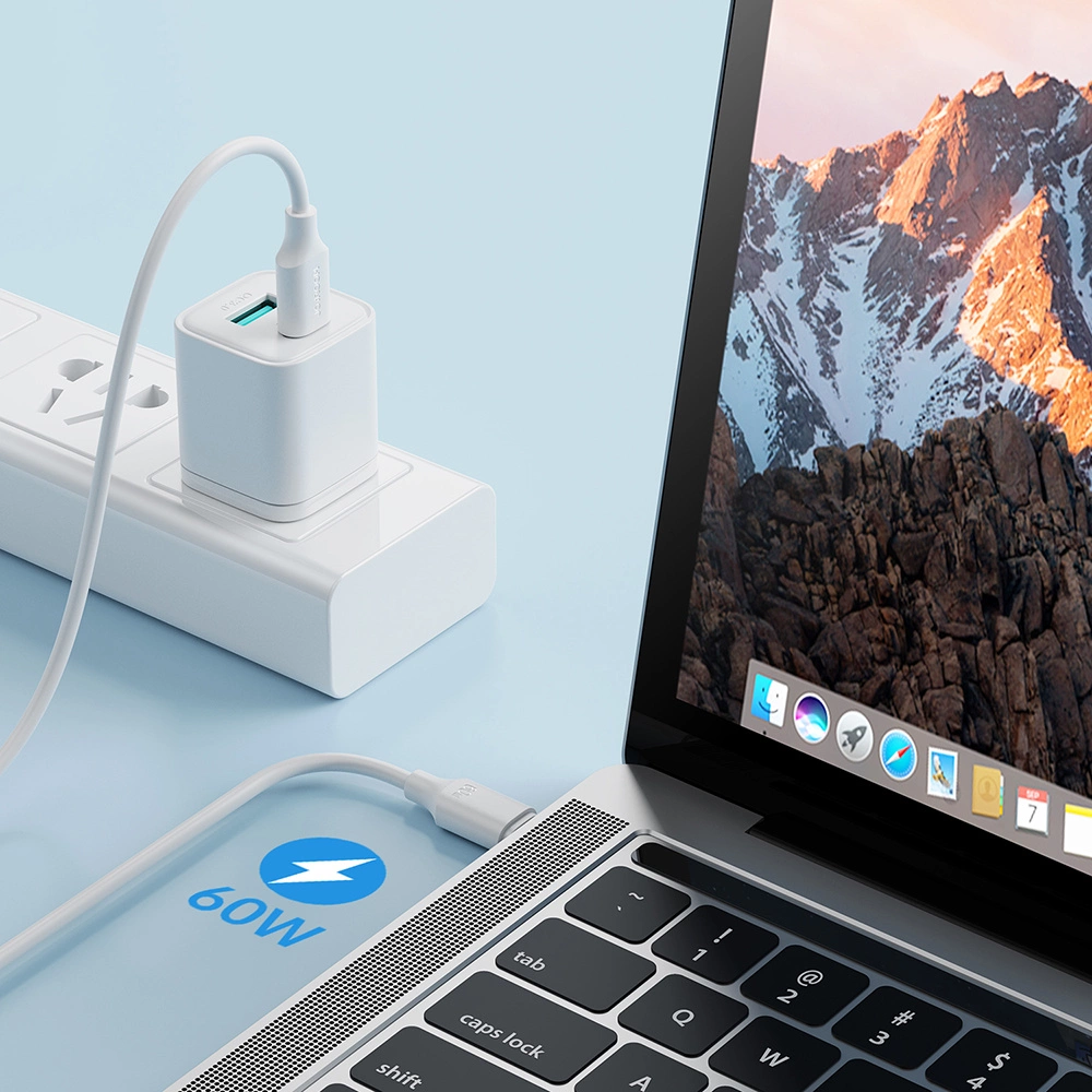 Cablu de date Joyroom Long-Lasting Series A9 USB-C / USB-C PD QC 60W 3A 1m - negru [7]