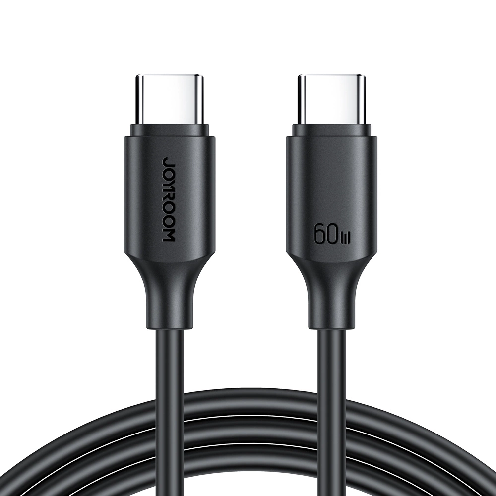 Cablu de date Joyroom Long-Lasting Series A9 USB-C / USB-C PD QC 60W 3A 1m - negru [2]
