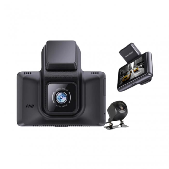 Cameră auto de bord Hikvision K5 4K 2160P/30FPS cu cameră spate 1080P – Ecran tactil de 3 inch, Wi-Fi integrat și monitorizare parcare [1]