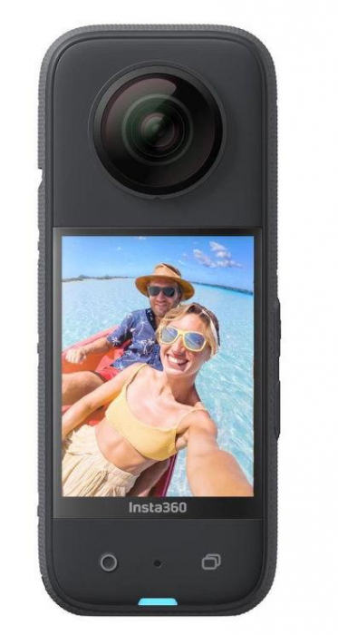 Camera Video de Actiune Insta360 X3, 5.7K, 360°, Bluetooth, Waterproof, Microfon (Negru) [3]