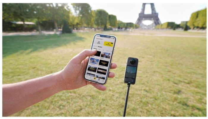 Camera Video de Actiune Insta360 X3, 5.7K, 360°, Bluetooth, Waterproof, Microfon (Negru) [10]