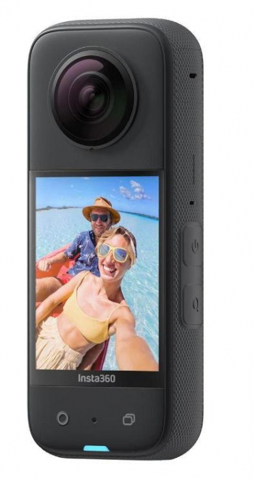 Camera Video de Actiune Insta360 X3, 5.7K, 360°, Bluetooth, Waterproof, Microfon (Negru) [4]