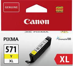 Cartus cerneala Canon CLI-571XL, yellow, capacitate 11ml, pentru Canon Pixma MG6850/MG6851, Canon Pixma MG5750/MG5751, Canon Pixma MG7750/MG7751/MG7752. [1]