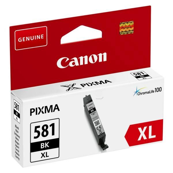 Cartus cerneala Canon CLI581XLB, black,8.3 ml, PIXMA TS6151 PIXMA TS8151 PIXMA TR7550 PIXMA TS8150 PIXMA TR8550 PIXMA TS9155 PIXMA TS6150 PIXMA TS8152 PIXMA TS9150. [1]