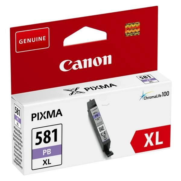 Cartus cerneala Canon CLI581XLPB, photo blue,8.3 ml, PIXMA TR7550, TR8550, TS6150, TS9150 [1]