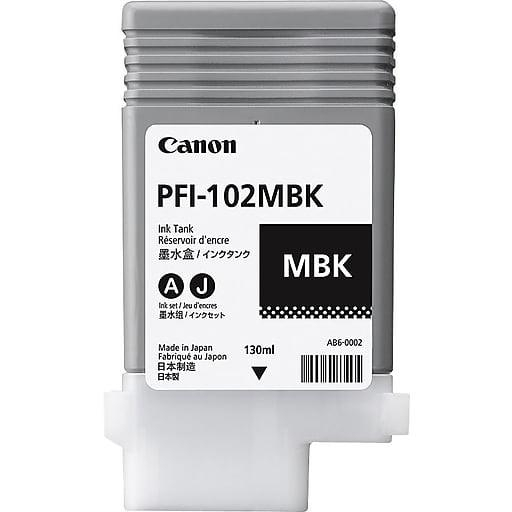 Cartus cerneala Canon PFI-120MBK, matte black, capacitate 130ml, pentru Canon TM 200/205/300/305. [1]