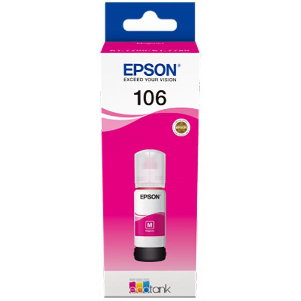 Cartus cerneala Epson 106 ECOTANK , magenta, capacitate 70ml, pentru L7160, L7180. [1]