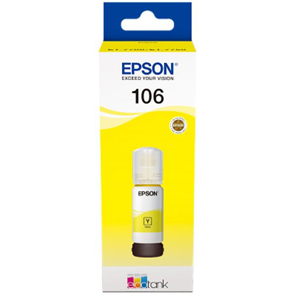 Cartus cerneala Epson 106 ECOTANK , yellow, capacitate 70ml, pentru L7160, L7180. [1]