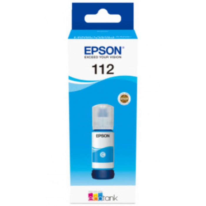 Cartus cerneala Epson 112 ECOTANK , pigment cyan, capacitate 70ml, pentru L6570. [1]