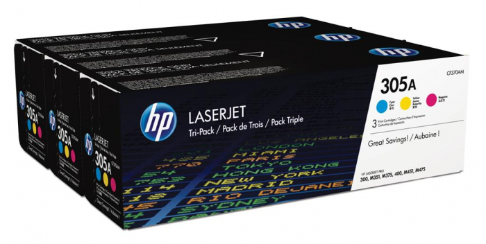 HP 305A Original Cyan,Magenta,Yellow [1]