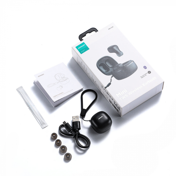 Căști wireless Joyroom TWS IP54 negru (MG-C05) [10]