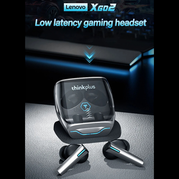 Căști wireless Lenovo (XG02) - pentru jocuri, Bluetooth 5.0, sunet Hi-Fi, design ergonomic - negru [4]