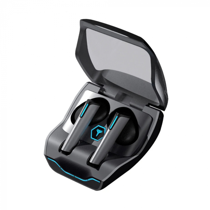 Căști wireless Lenovo (XG02) - pentru jocuri, Bluetooth 5.0, sunet Hi-Fi, design ergonomic - negru [1]
