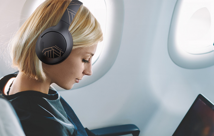 Căști Wireless PowerLocus P3 – Sunet Hi-Fi, Anulare Zgomot, Autonomie 50 Ore, Bluetooth 5.3, Design Negru-Auriu [4]