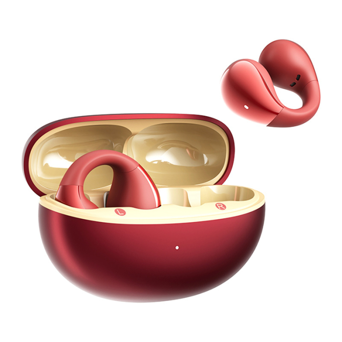 Căști wireless QCY Crossky Clip C30S open-ear Bluetooth pentru sport, culoare roșu [4]