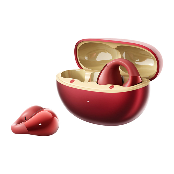 Căști wireless QCY Crossky Clip C30S open-ear Bluetooth pentru sport, culoare roșu [3]