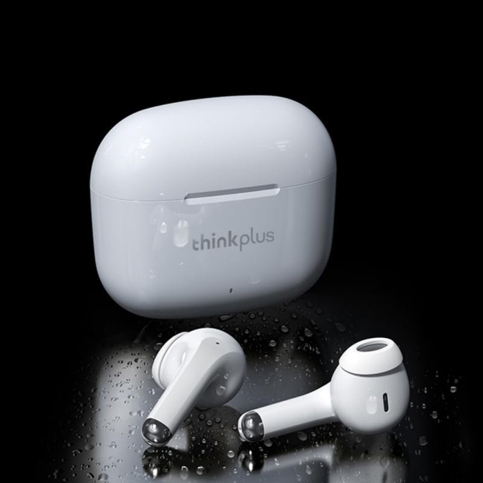 Căști wireless ThinkPlus LivePods (LP40 Pro) - TWS, Bluetooth 5.1, HiFi, sunet stereo, IPX5 - albe [2]