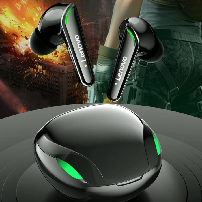Căști wireless ThinkPlus LivePods (XT92) - pentru jocuri, Bluetooth 5.1, reducere zgomot - alb [2]