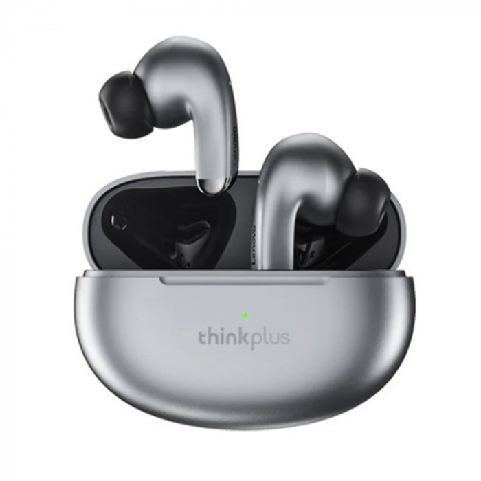 Căști wireless ThinkPlus (LP5) - True Wireless Stereo, Bluetooth V5.2, Reducere zgomot - Gri [1]