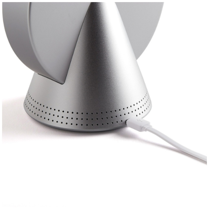 Ceas deșteptător Lexon Conic Clock argintiu [4]