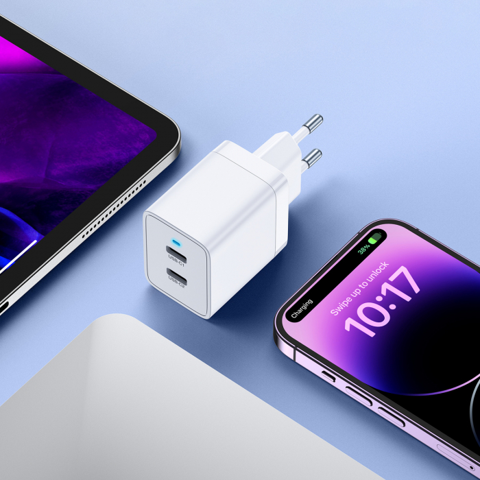 Choetech 2xUSB-C PD 40W charger white (Q5006-EU) [4]