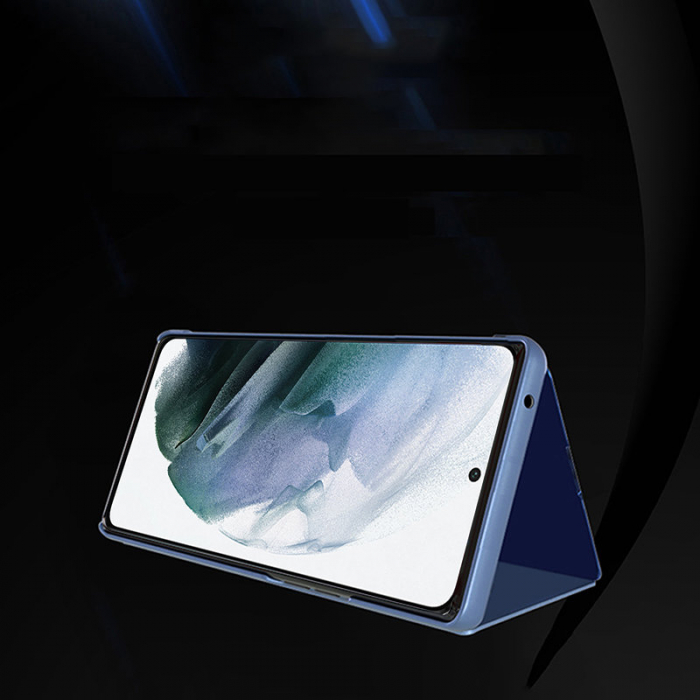 Husa Clear View pentru Samsung Galaxy S23 Ultra cu clapa roz [2]