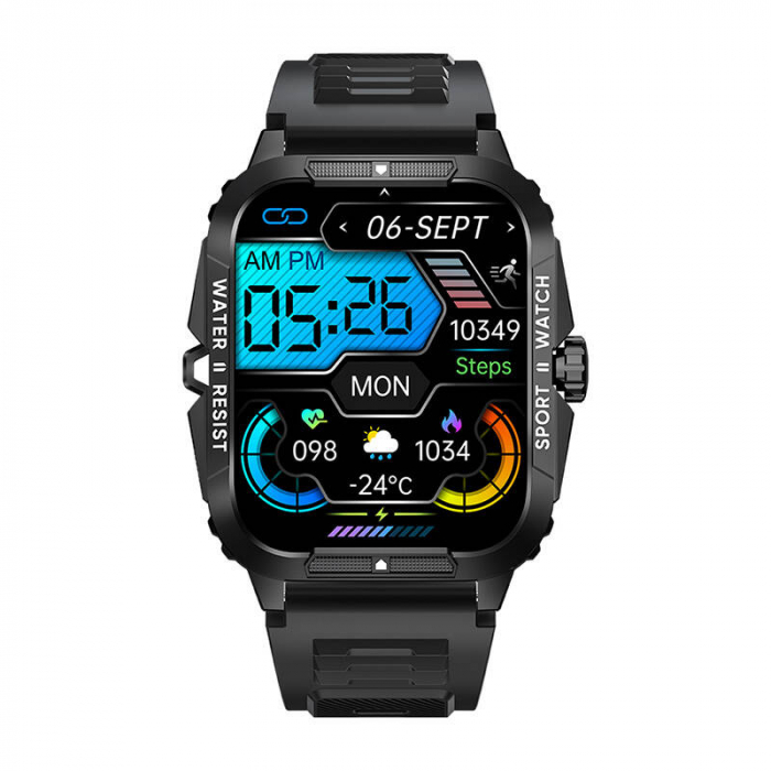 Colmi P76 smartwatch (negru) [2]