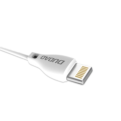 Dudao cable USB / Lightning cable 2.4A 1m white (L4L 1m white) [2]