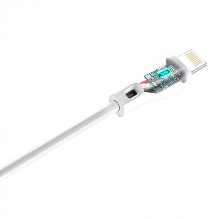 Dudao cable USB / Lightning cable 2.4A 1m white (L4L 1m white) [3]