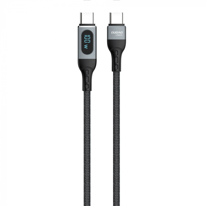 Dudao cable USB Type C - USB Type C fast charging PD 100W 1m black (L7MaxC) [2]