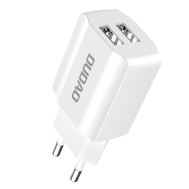 Dudao EU wall charger 2x USB 5V / 2.4A white (A2EU white) [5]
