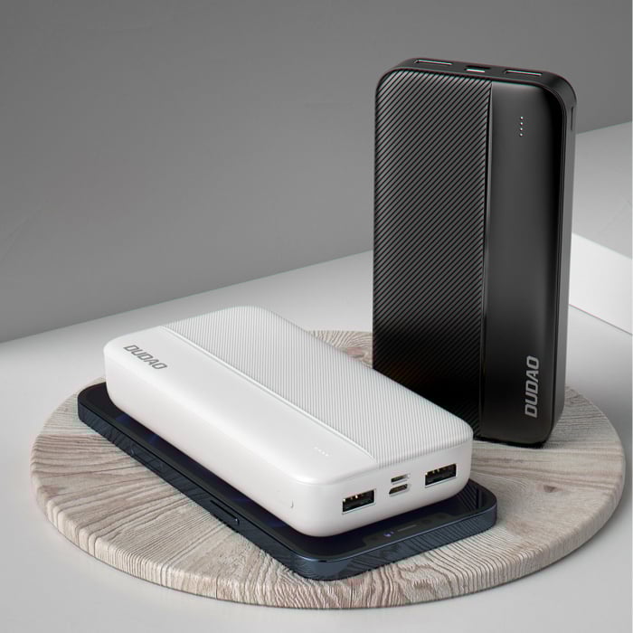 Dudao powerbank 20000mAh 2xUSB-A 10W black (K4S+) [5]