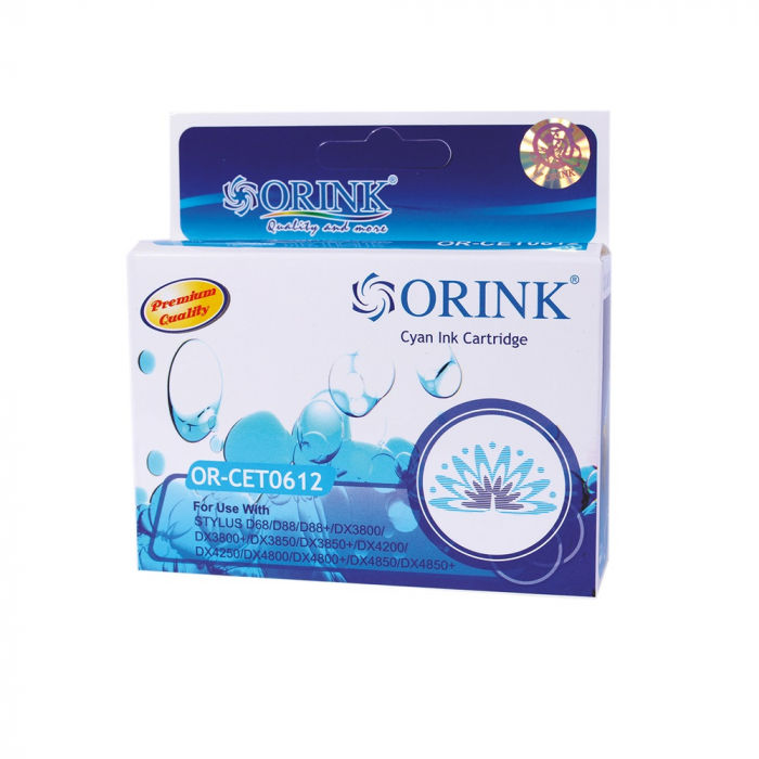 Epson T0612 ink cartridge cyan, ORINK [1]