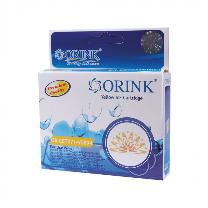 Epson T0714/T0894 ink cartridge yellow, Orink [1]