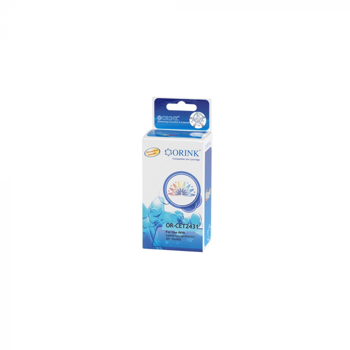 Epson T2431 ink cartridge black, ORINK [1]