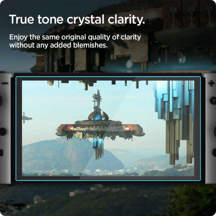 Folie de sticla Spigen GLAS.TR "EZ FIT" 2-PACK NINTENDO SWITCH OLED [9]