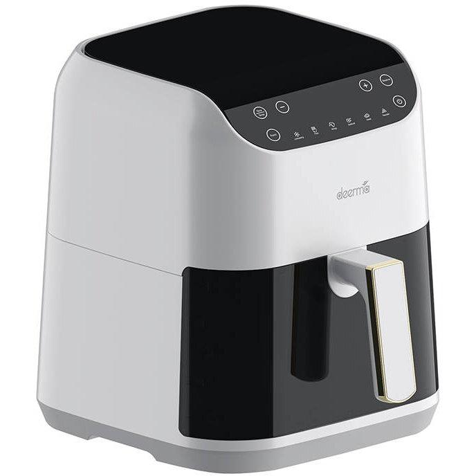Friteuză cu aer cald Deerma DEM-KZ130W 5.5L, 1300W, alb/negru [2]