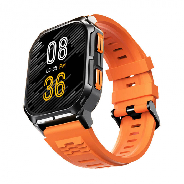 Smartwatch HiFuture FutureFit Ultra3 portocaliu cu apeluri Bluetooth și funcții fitness [2]