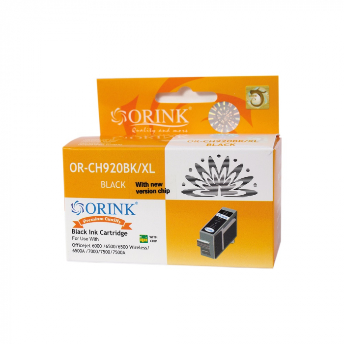 Hp 920XL/CD975A ink cartridge black, ORINK [1]