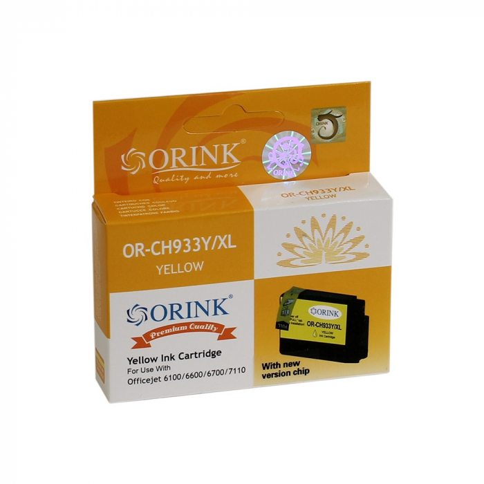 Hp 933XL/CN056AE ink cartridge yellow, ORINK [1]