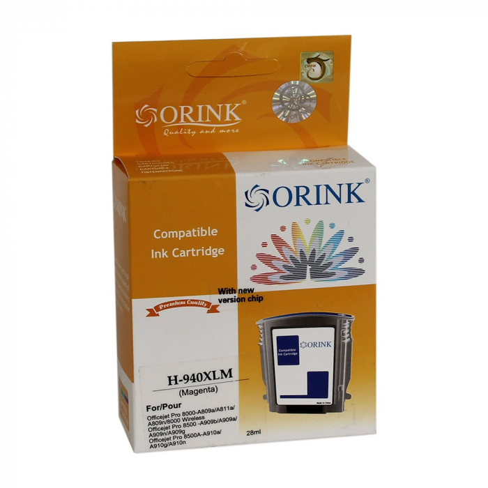 Hp 940XL/C4908AE ink cartridge magenta ORINK [1]