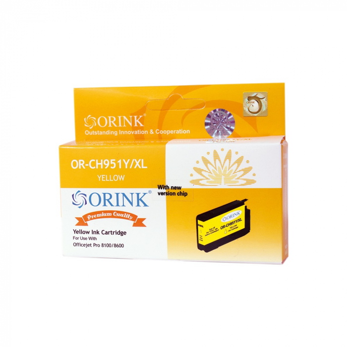 Hp 951XL/CN048AE ink cartridge yellow, ORINK [1]
