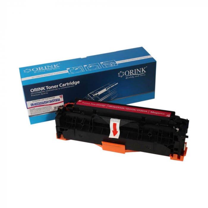 Hp CC533A/CE413A/CF383A/Canon crg718 toner magenta ORINK [1]