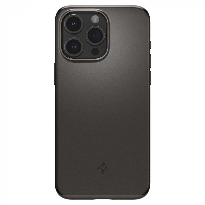 Husa Spigen Thin Fit, gunmetal - iPhone 15 Pro Max [2]