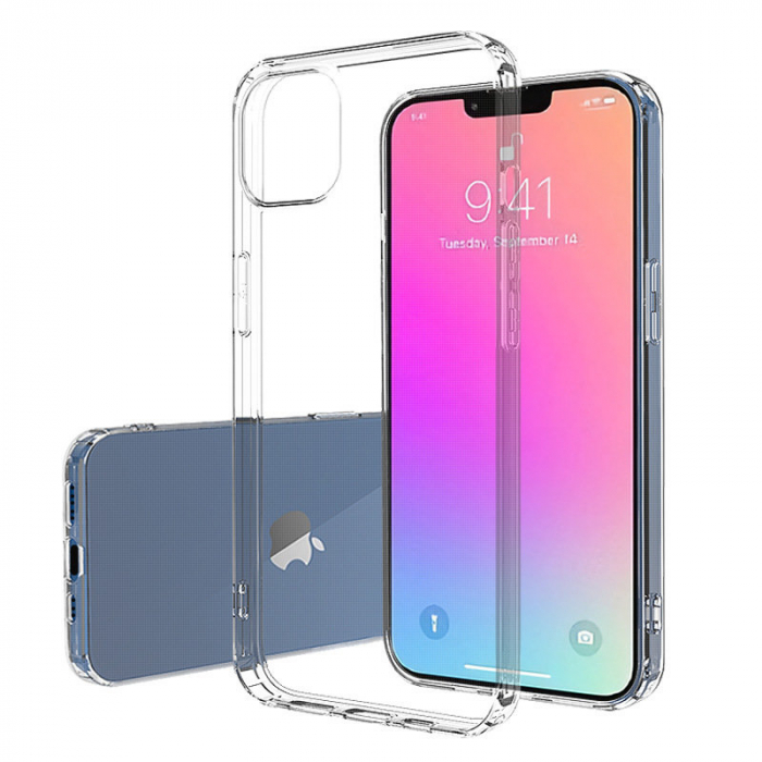Husa Ultra Clear 0.5mm TPU pentru iPhone 13 Pro Max transparenta [1]