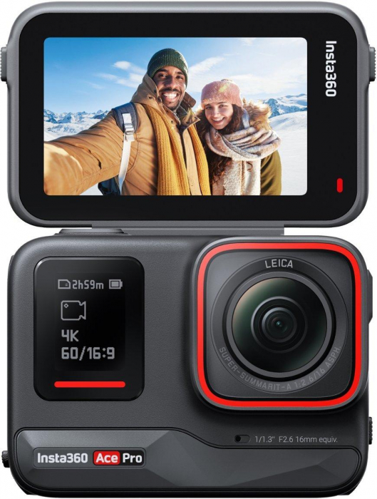 Insta360 Ace Pro Standalone, rezolutie foto "48MP, video format MP4, timp incarcare 46 min, negru [2]