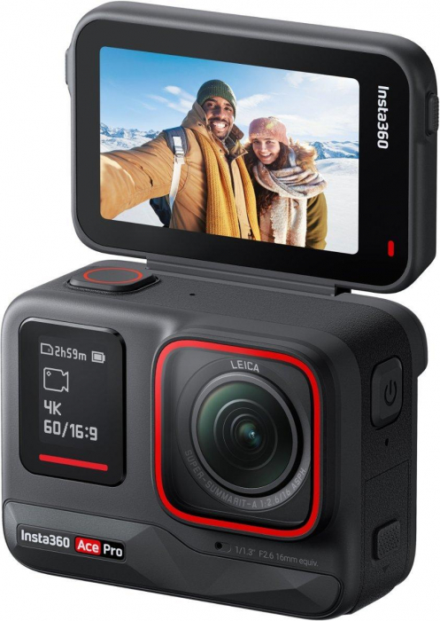 Insta360 Ace Pro Standalone, rezolutie foto "48MP, video format MP4, timp incarcare 46 min, negru [4]