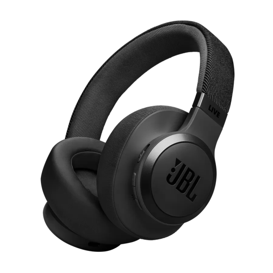 JBL LIVE 770NC Negru– căști wireless over‑ear Bluetooth 5.3, ANC adaptiv, 65 h autonomie [1]