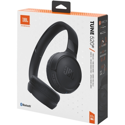 JBL Tune 520BT Negru– căști wireless on‑ear Bluetooth 5.3, 57 h baterie, încărcare rapidă, Pure Bass [7]
