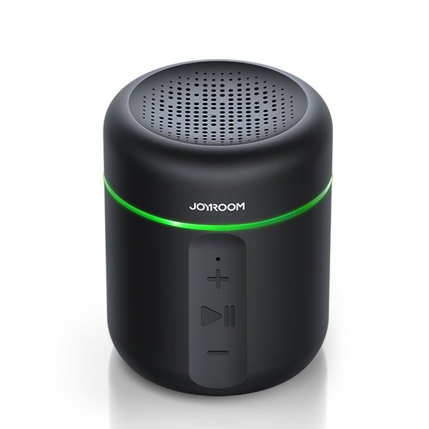 Difuzor portabil wireless Bluetooth 5.0 Joyroom JR-ML02 negru – Sunet HiFi de 5W, impermeabil IPX7, baterie de 1200 mAh și multiple opțiuni de redare [1]
